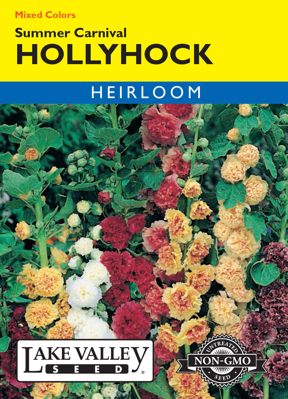 Hollyhock Summer Carnival Mixed Colors - Item #155