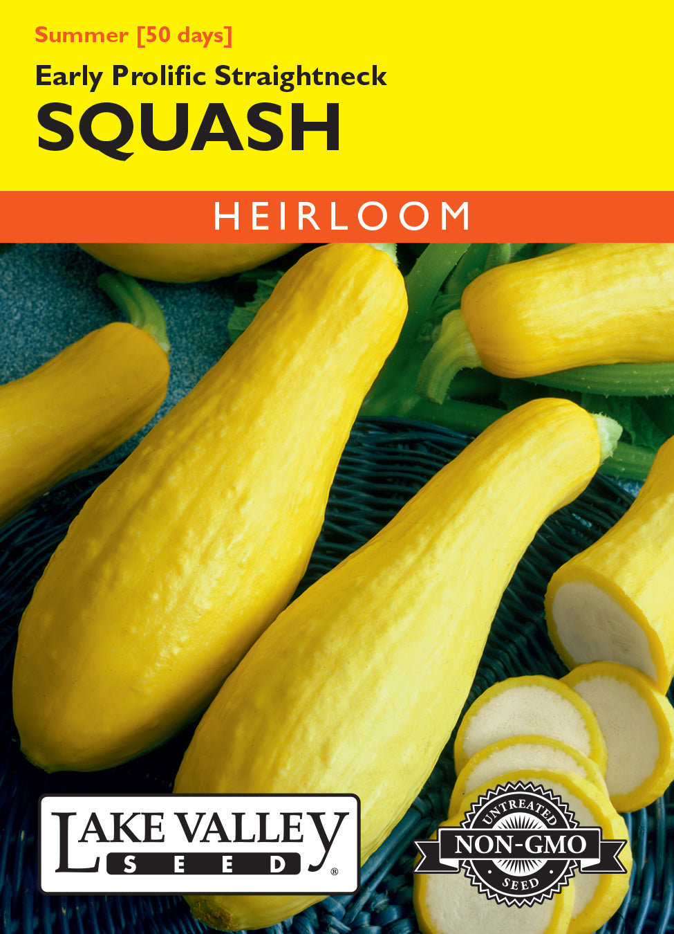 Squash (Summer) Early Prolific Straightneck - Item #1899