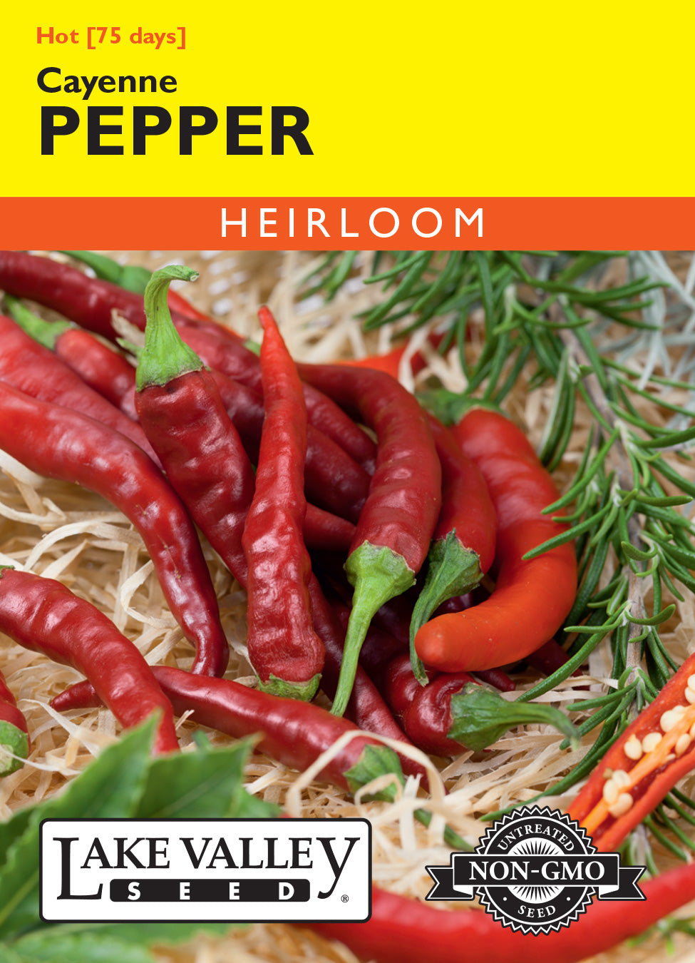 Pepper Hot Cayenne Long Red Thin - Item #231