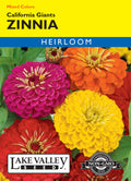 Zinnia California Giants Mixed Colors - Item #326