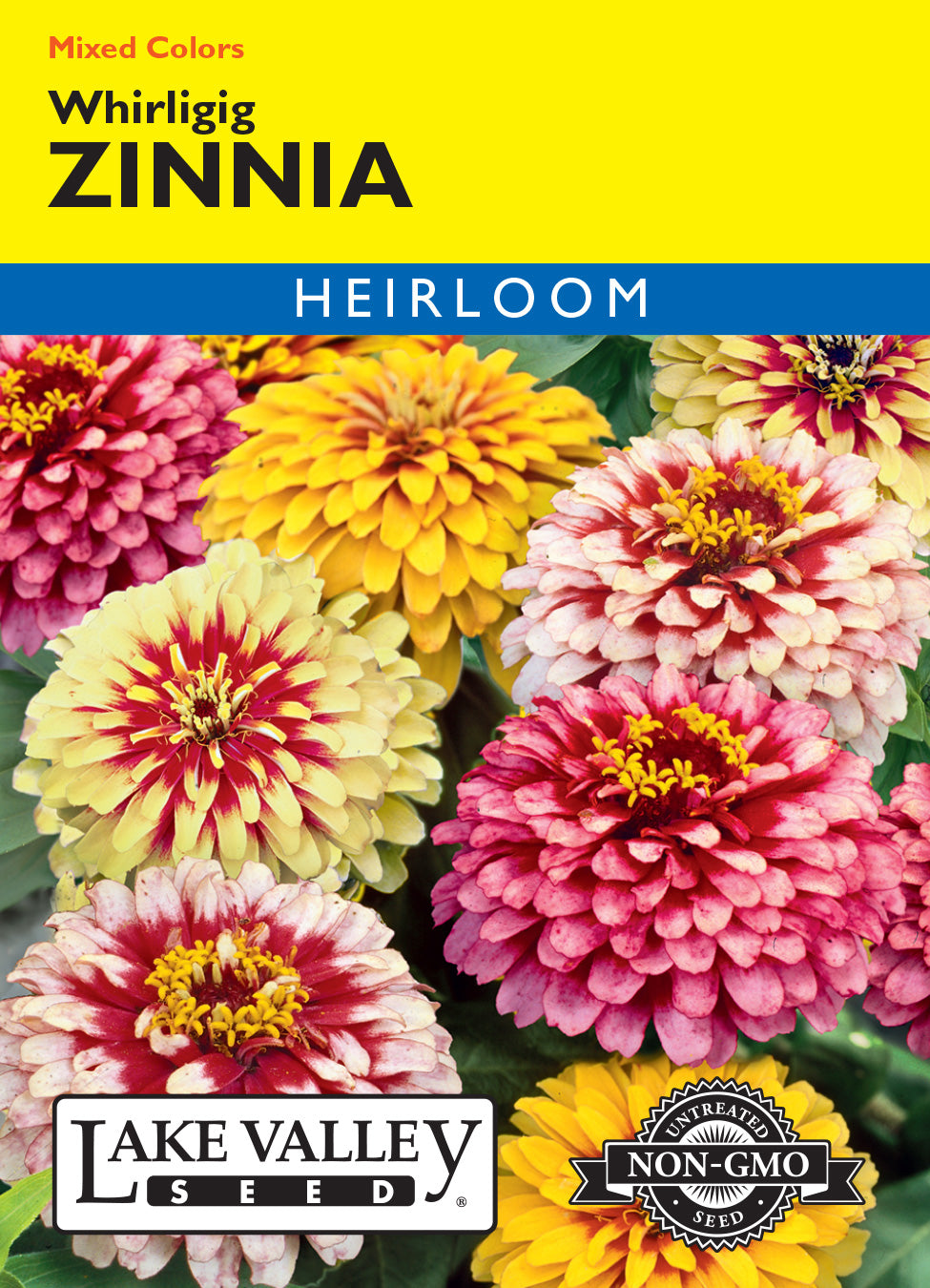 Zinnia Whirligig Mixed Colors - Item #328