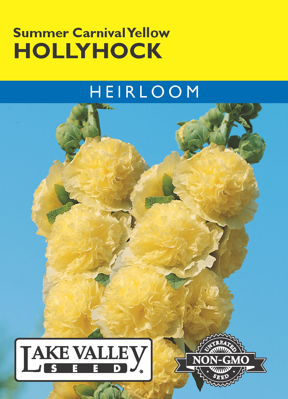 Hollyhock Summer Carnival Yellow - Item #3465