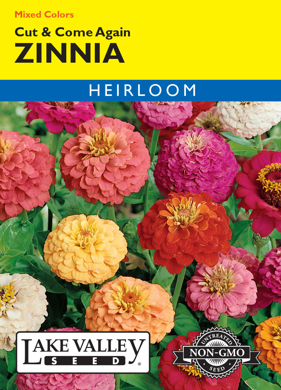 Zinnia Cut &amp; Come Again Mixed Colors - Item #3475