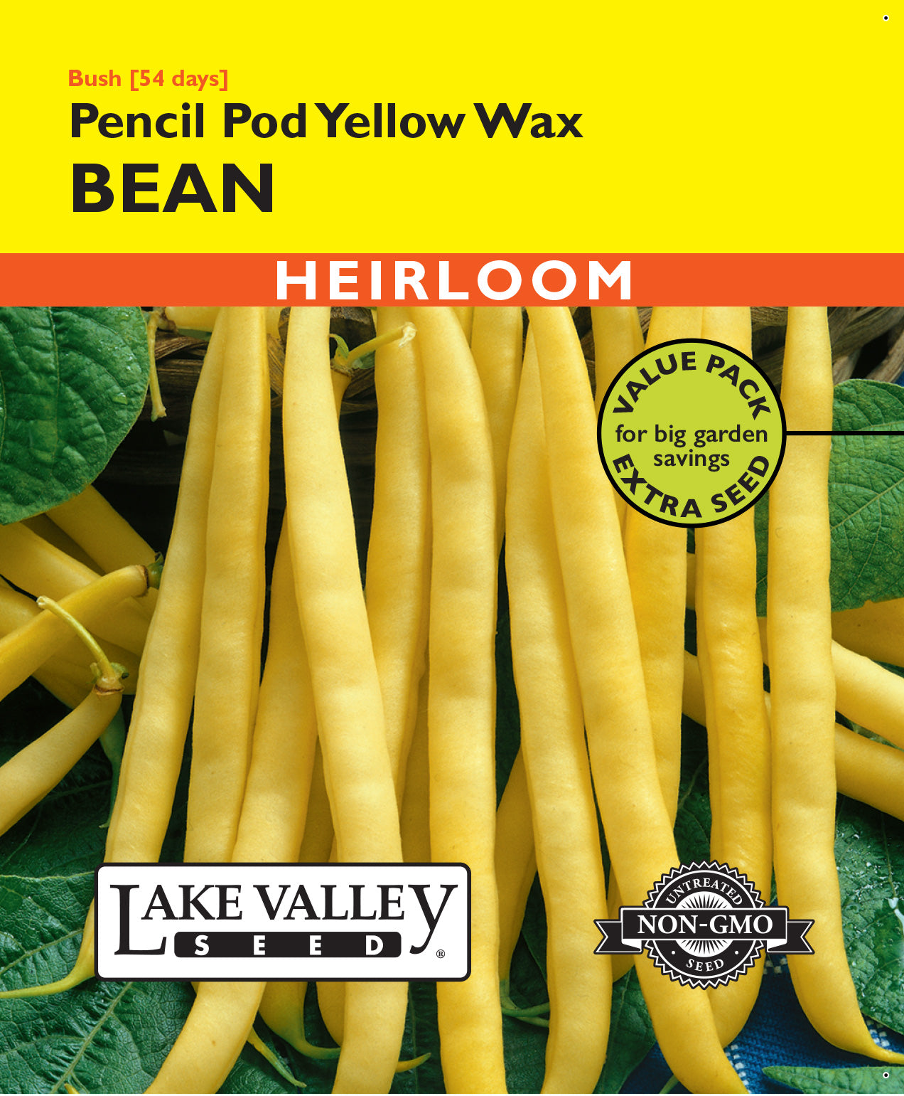 Bean (Bush) Pencil Pod Yellow Wax - Item #366