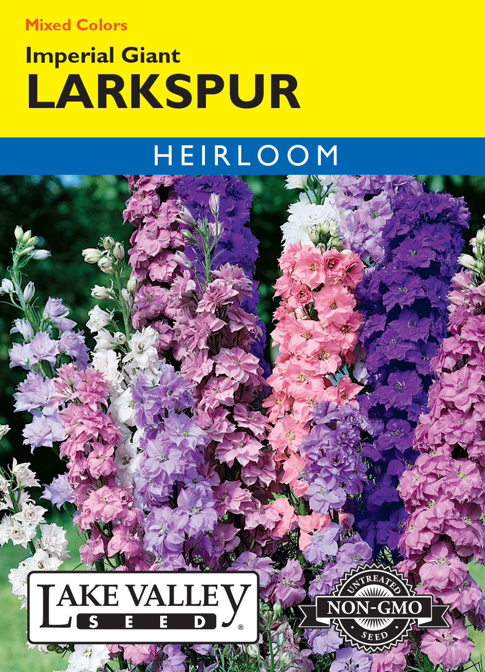 Larkspur Imperial Giant Mixed Colors - Item #384