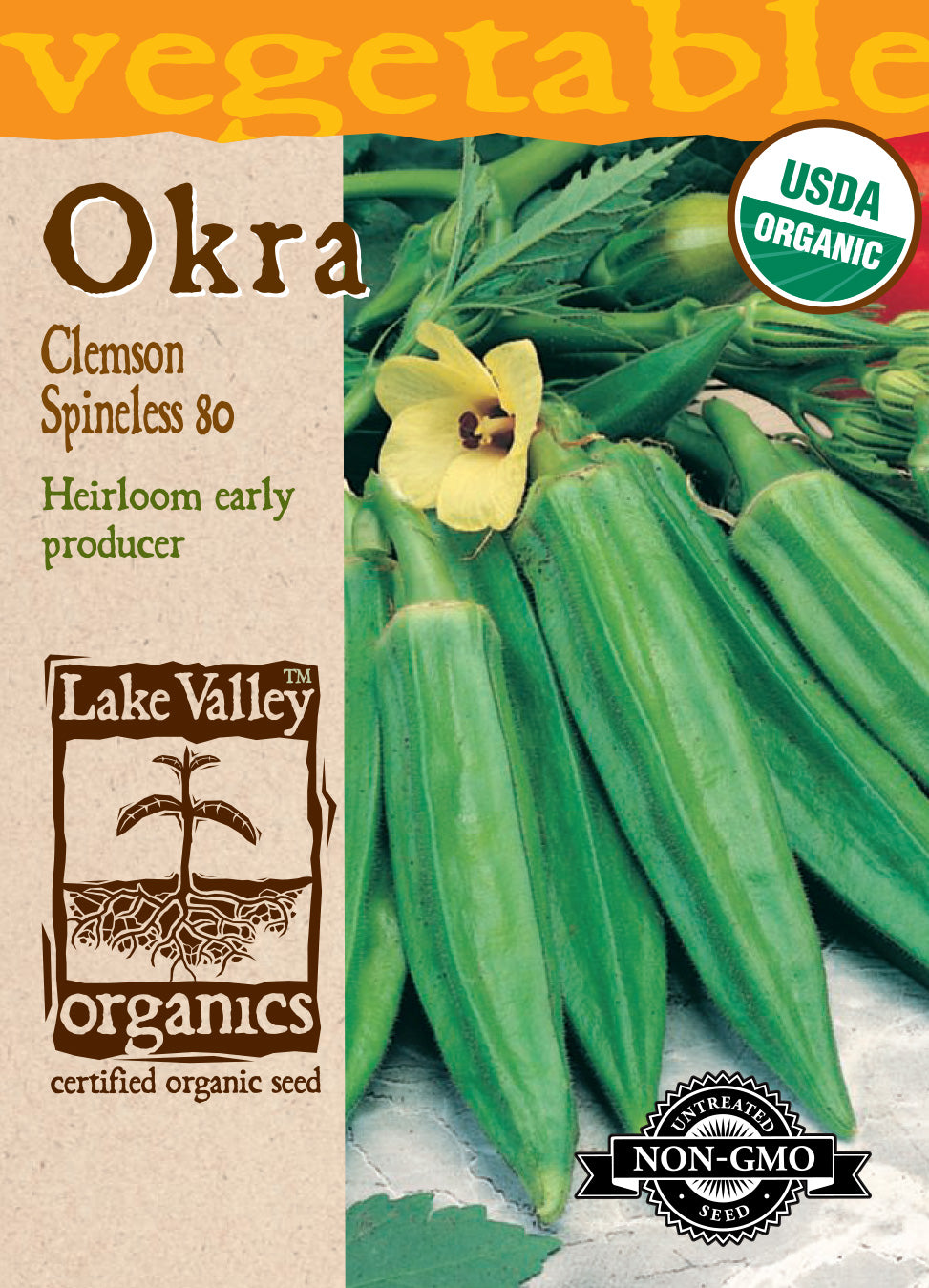 Okra Clemson Spineless 80 - Item #4061