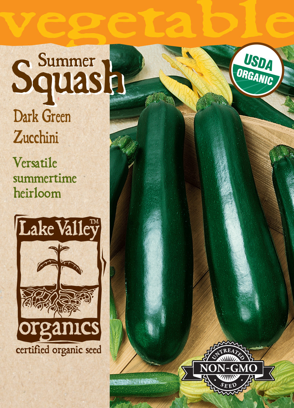 Squash (Summer) Zucchini Dark Green - Item #4063