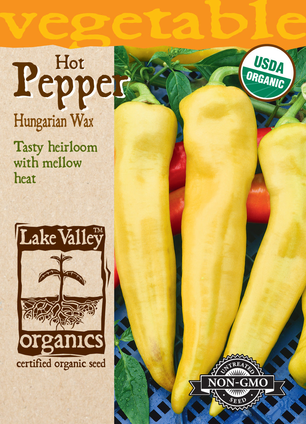Pepper Hot Hungarian Wax - Item #4136