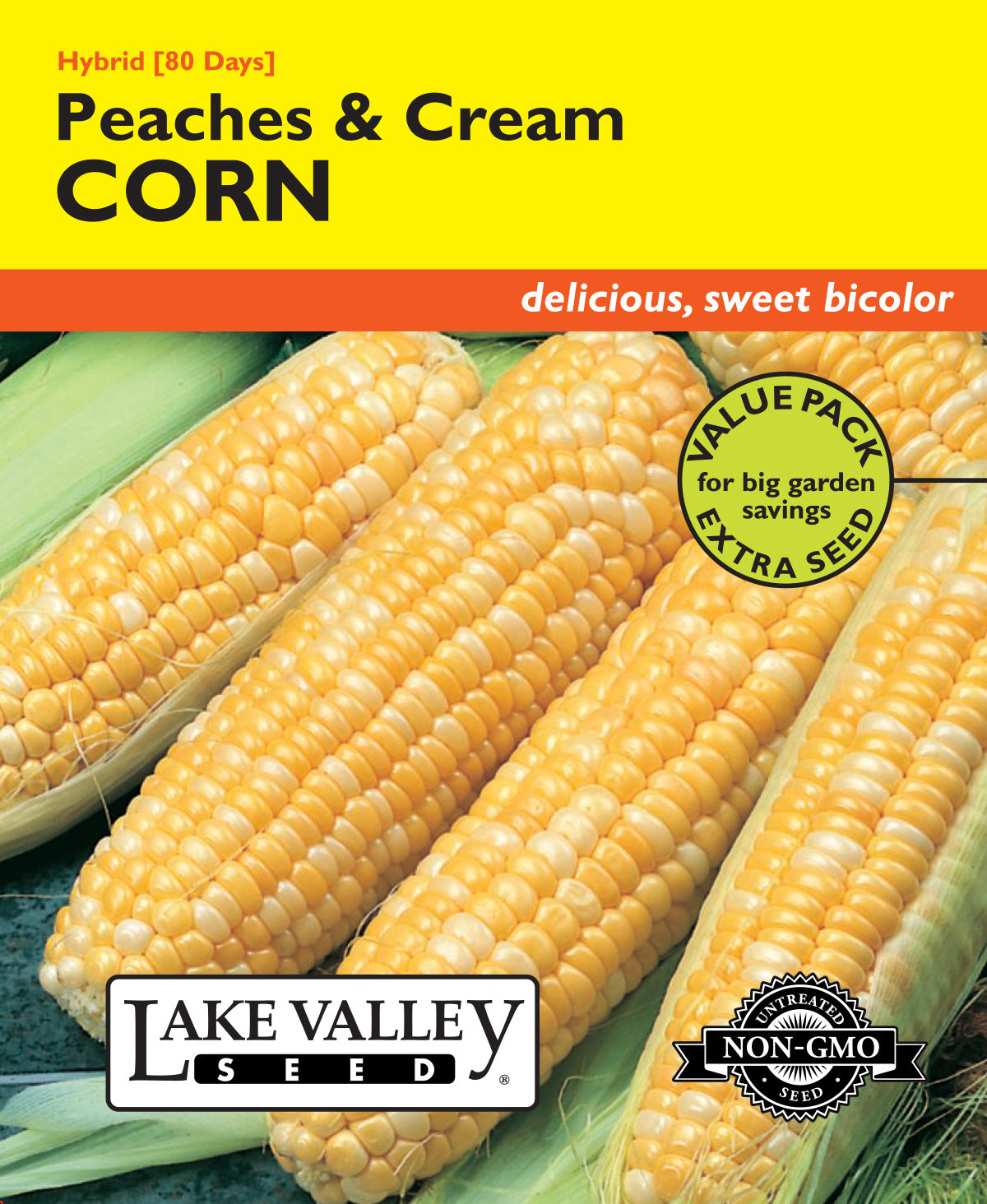 Corn Sweet Peaches &amp; Cream Hybrid - Item #4182