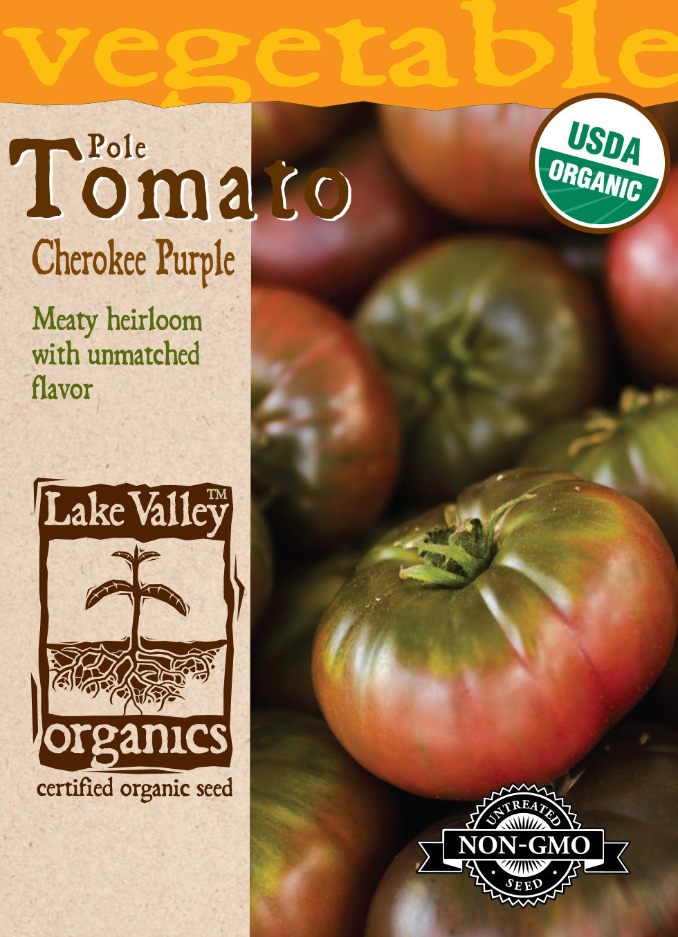 Tomato (Pole) Cherokee Purple - Item #4359