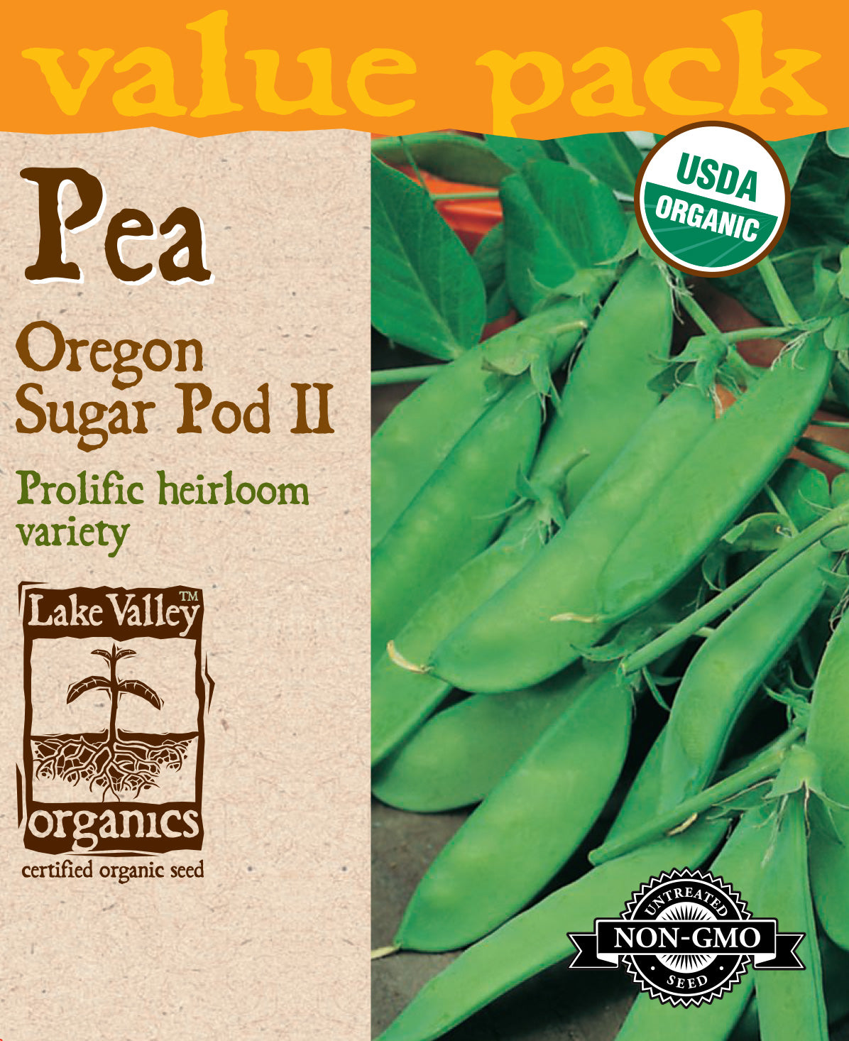Pea Oregon Sugar Pod II (Bush) - Item #4456