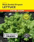 Lettuce Black Seeded Simpson - Item #485