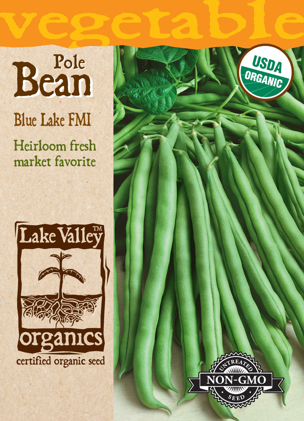 Bean (Pole) Blue Lake FM1 - Item #555