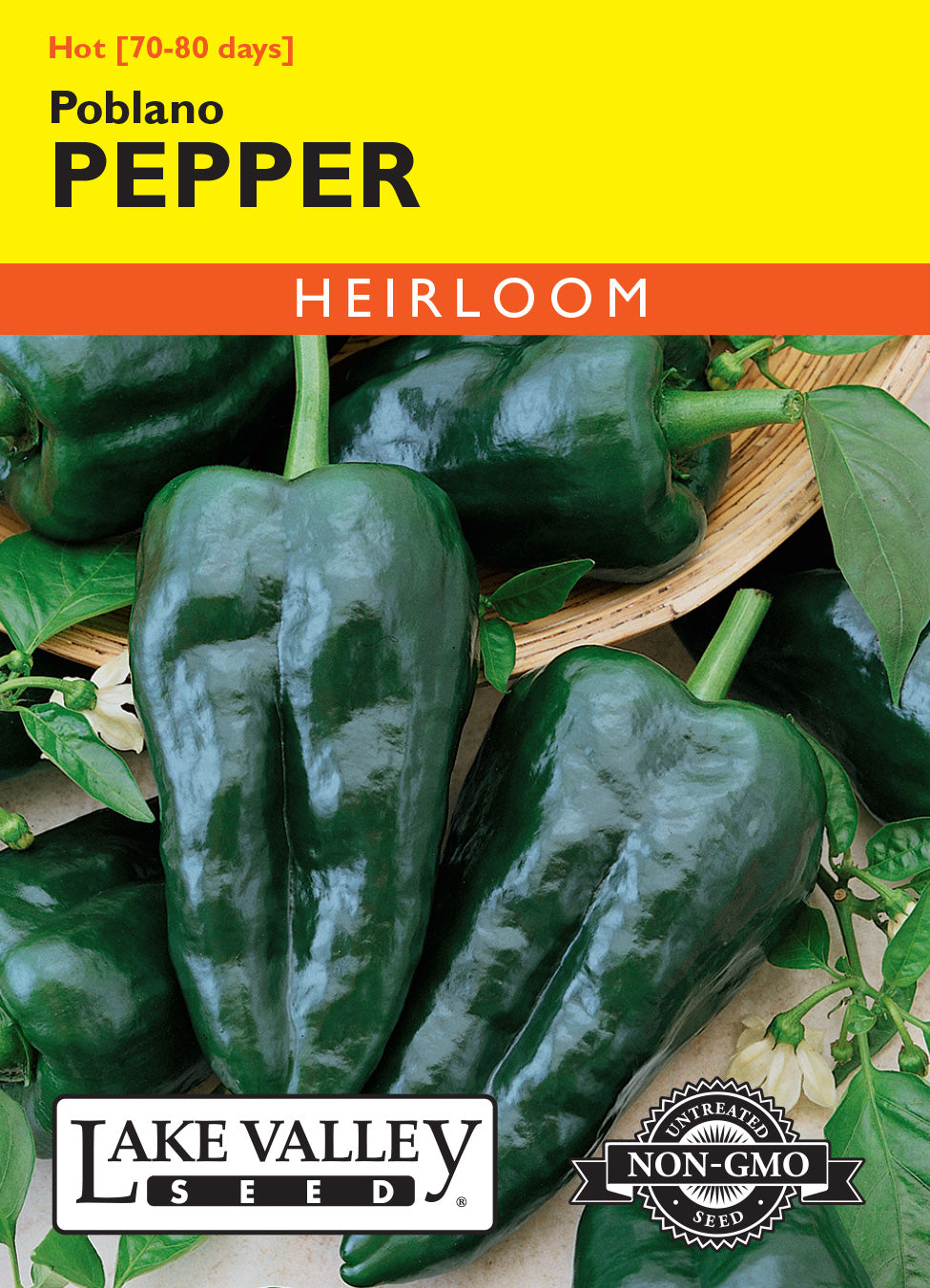 Pepper Hot Poblano - Item #684