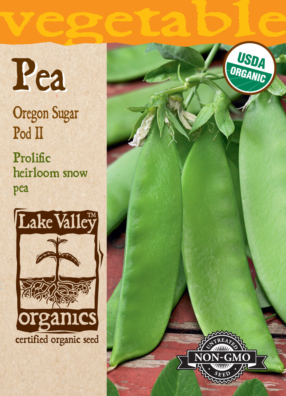 Pea Oregon Sugar Pod II (Bush) - Item #869