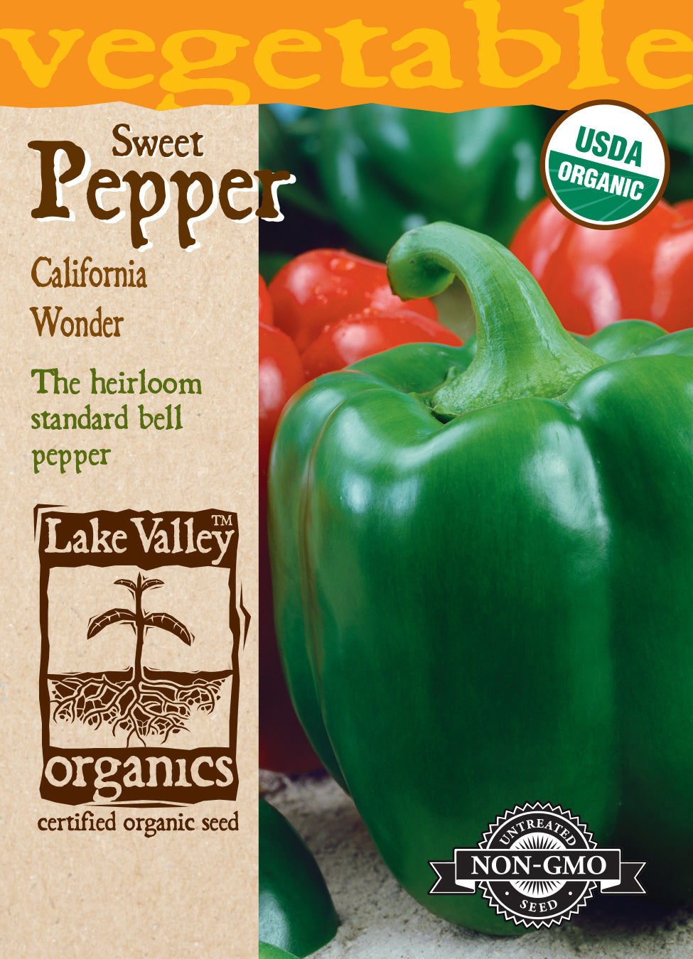 Pepper Sweet California Wonder Green Bell - Item #871